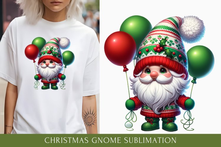 Christmas gnome sublimation, Christmas gnomes clipart
