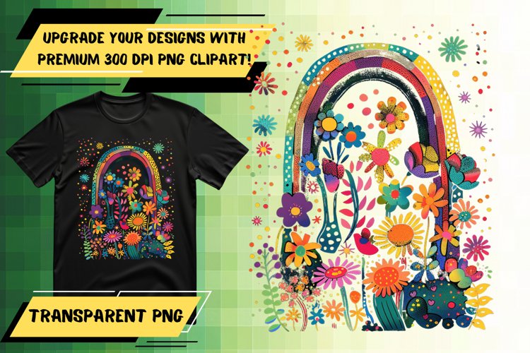 Midnight Rainbow Printable Magic: Sublimation