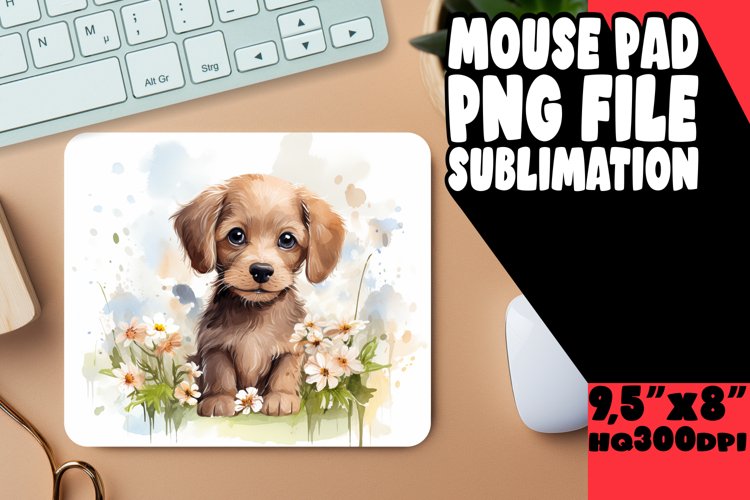 Colorful Watercolor Pet Mouse Mat