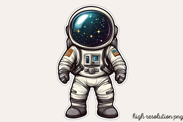 Astronaut Clipart Image 14