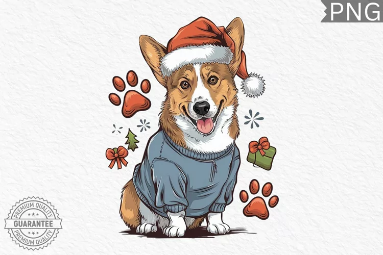 Christmas Dog - Christmas Sublimation Design