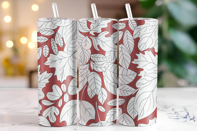 Fall Leaves Tumbler Wrap | Sublimation | Tumblers