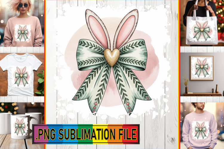 Whimsical TSHIRT PNG Designs, Easter Bow