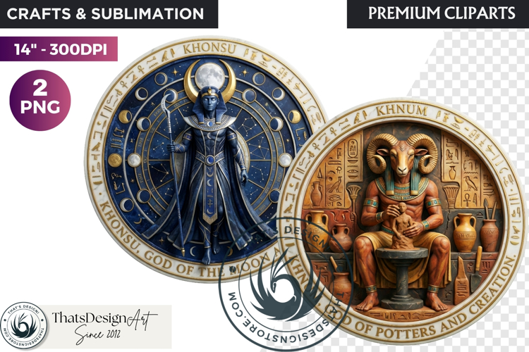 Ancient Egyptian Gods Pantheon Mythology Graphics cliparts