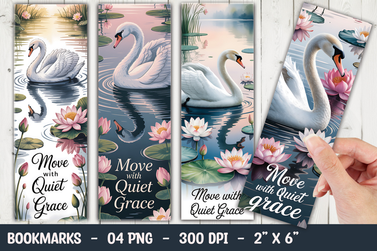 Swan Bookmark Sublimation