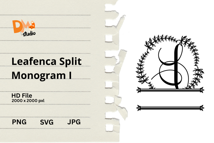 Floral Monogram Letter Svg Image 15