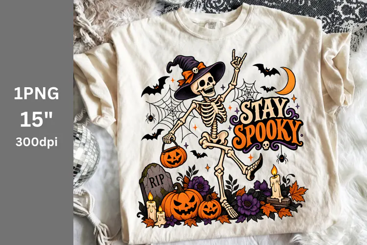 Halloween PNG, Stay Spooky PNG, Fall PNG