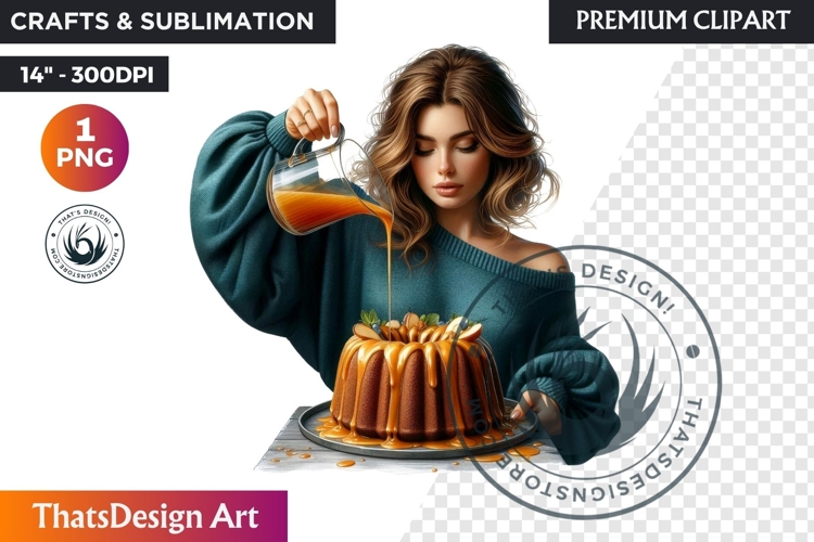 Autumn Clipart, Cozy Fall PNG Baking ,Kitchen tool, Bakery