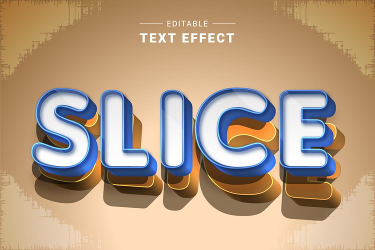 Editable Text Effect for Illustrator. Vector Graphic styles example image 1