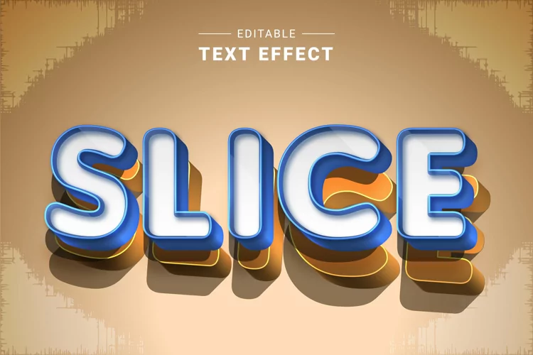 Editable Text Effect for Illustrator. Vector Graphic styles