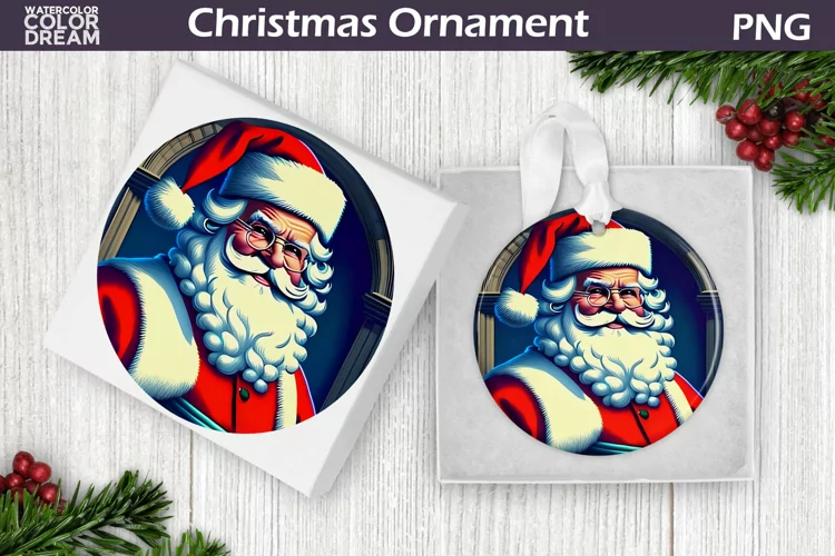 Vintage Santa Claus Christmas Ornament | Christmas Ornament