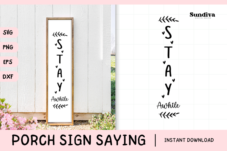 Welcome Porch Sign Svg Image 6