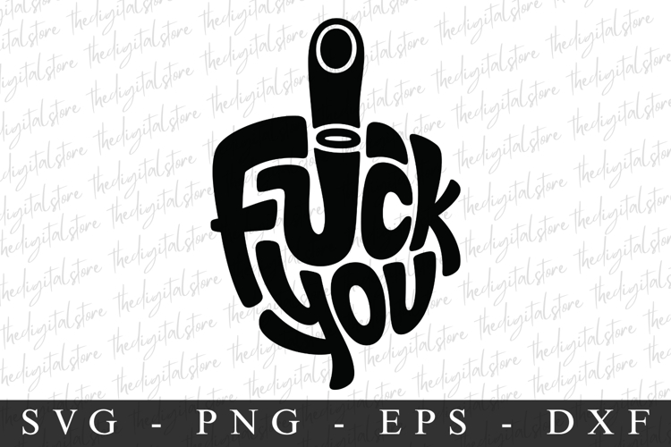 Middle Finger Svg Image 12