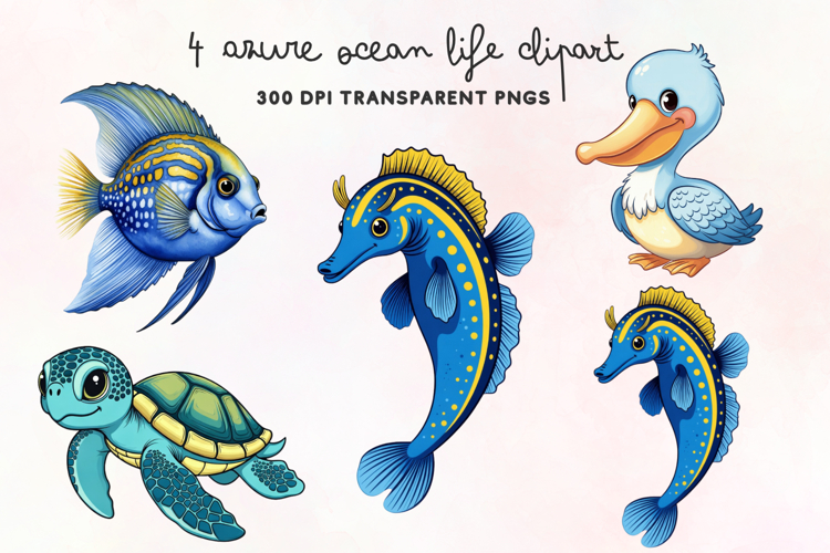Sea Creature Clipart Image 7