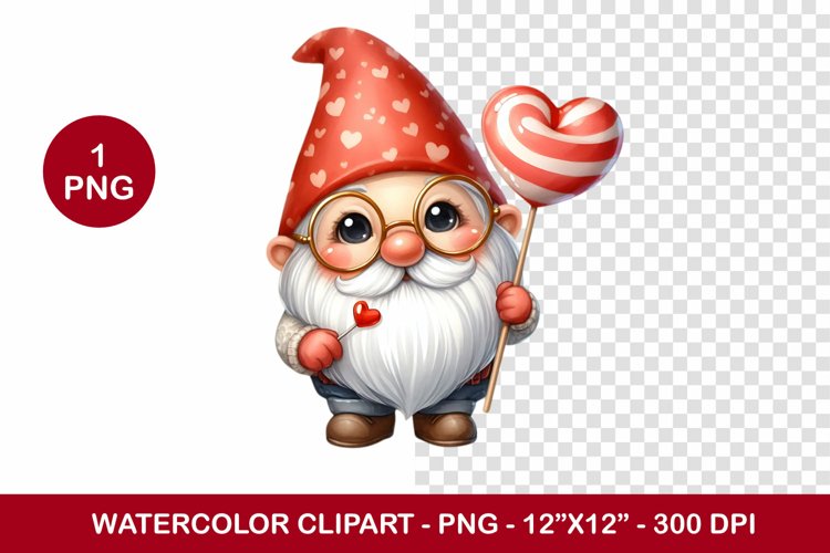 Valentine Gnome Png