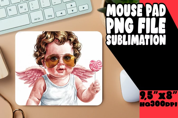 UNIQUE mouse PAD Inspirational Ideas, Cupid