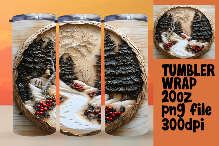 Christmas Tumbler Wrap Image 15