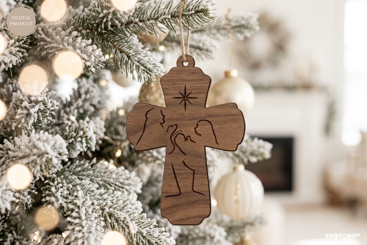 Nativity Scene Laser Cut Image 14
