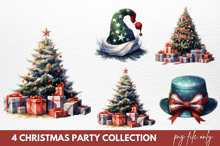 Christmas Watercolor Clipart Image 15