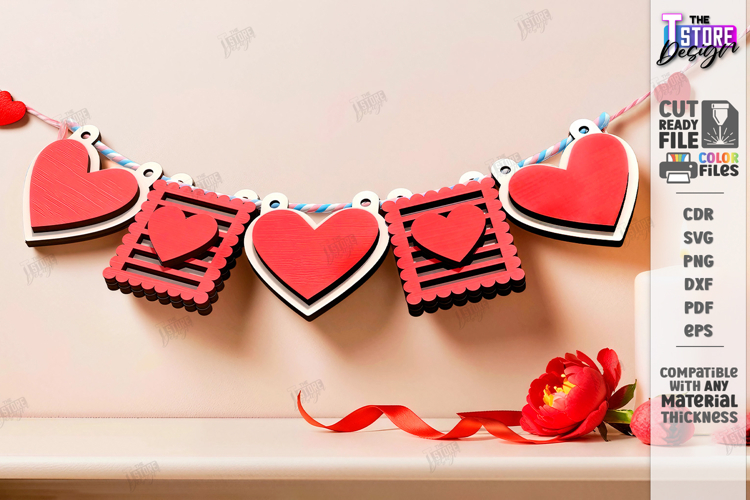 Valentines Day Mini Elements Laser Cut | Bench Sign | Love