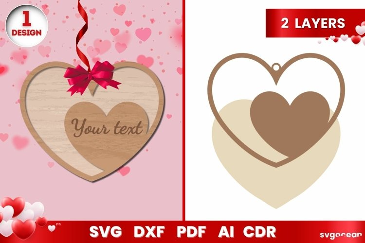 3d Heart Svg Image 14
