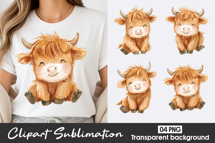 Highland Cow Clipart Image 23
