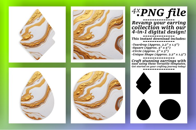 Keychain Marvels: 3D Marble Patterns example image 1