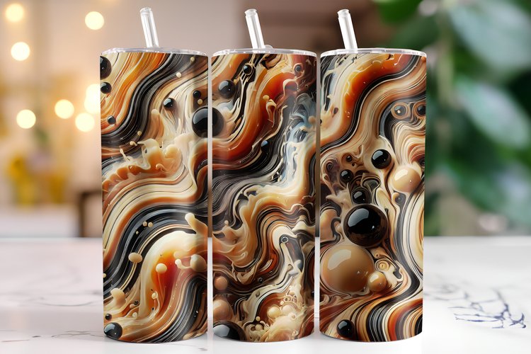 Abstract Tumbler Wrap | Sublimation | Tumblers example image 1