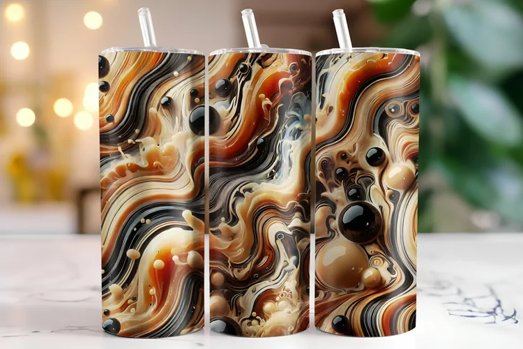 Abstract Tumbler Wrap | Sublimation | Tumblers