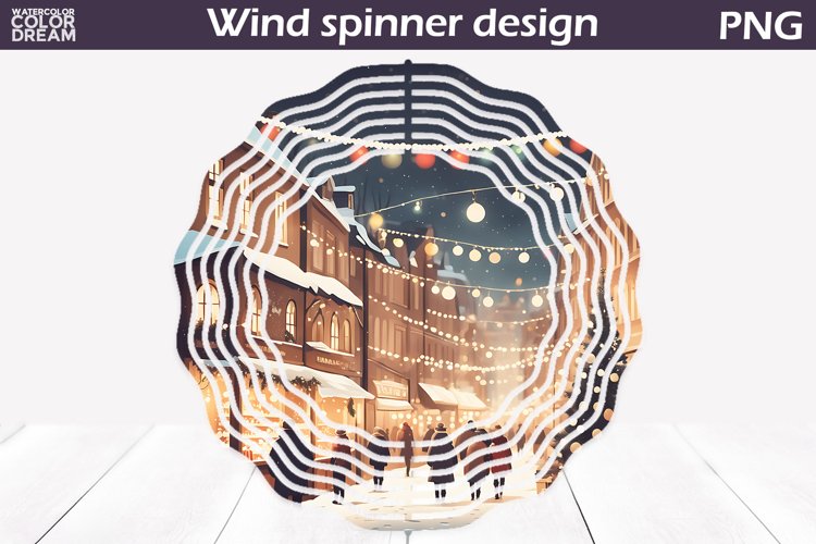 Retro Christmas Wind Spinner | Winter Wind Spinner