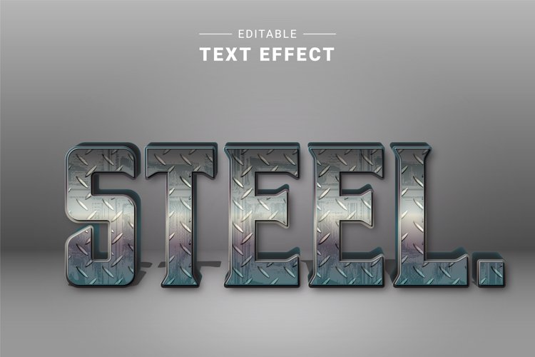 Editable Text Effect for Illustrator. Vector Graphic styles example image 1