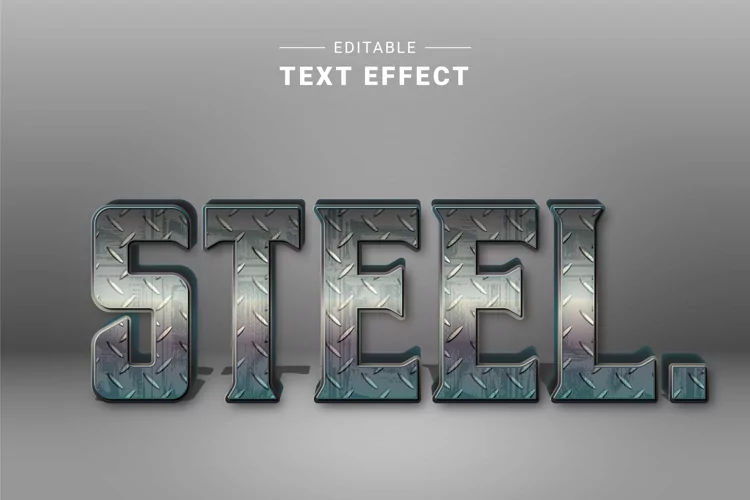 Editable Text Effect for Illustrator. Vector Graphic styles
