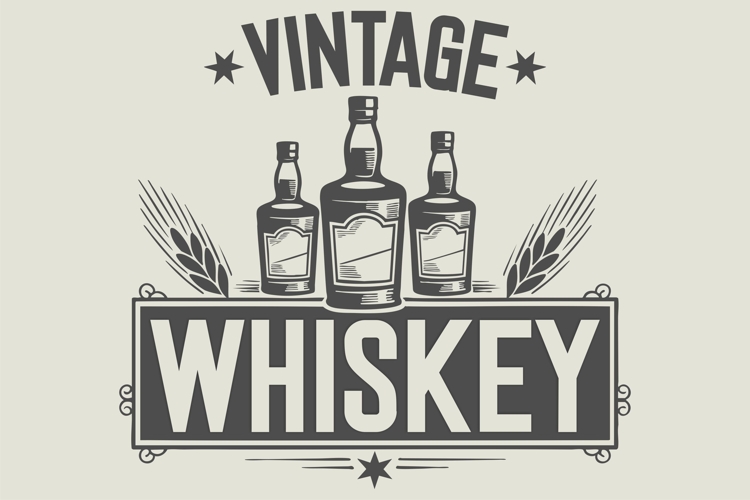 Whiskey Font | Vintage Font | Bold Sans Serif Display Font