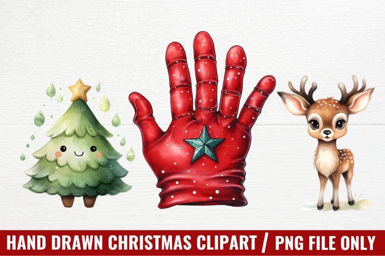 Christmas Watercolor Clipart Image 21