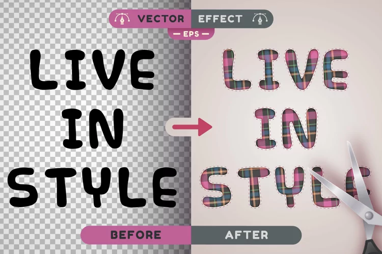 Tartan - Editable Text Effect, Font Style