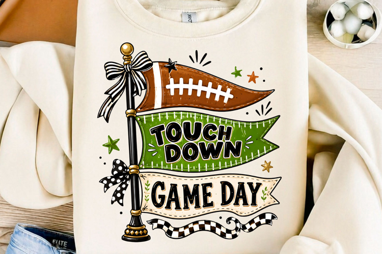 Touchdown Game Day Football Png