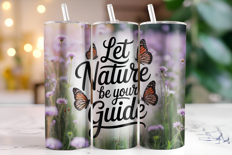Let nature be your guide Tumbler Wrap | Sublimation