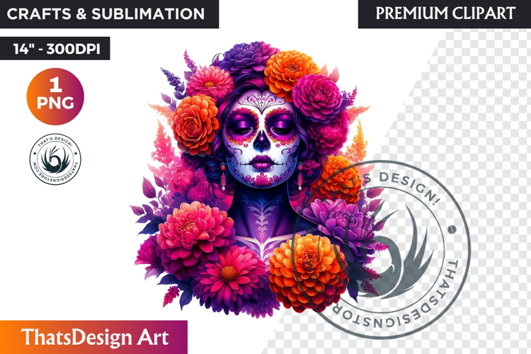 Sugar Skull Clipart Image 14