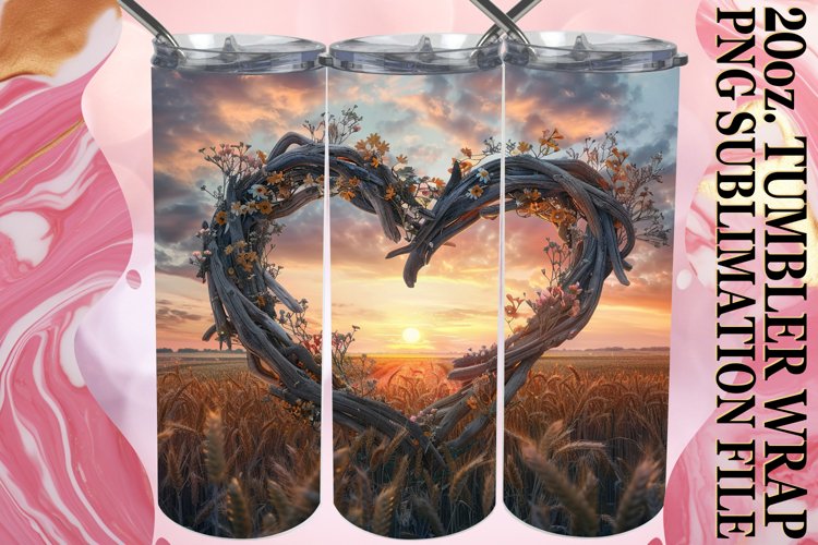 Heartland Hues: Landscape Tumbler Wrap example image 1