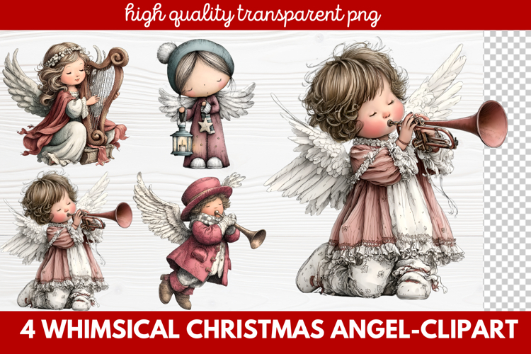 Christmas Angel Clipart Image 22