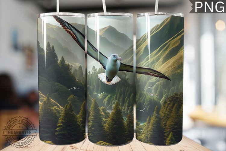 Albatross Tumbler Wrap - Albatross Tumbler Design example image 1