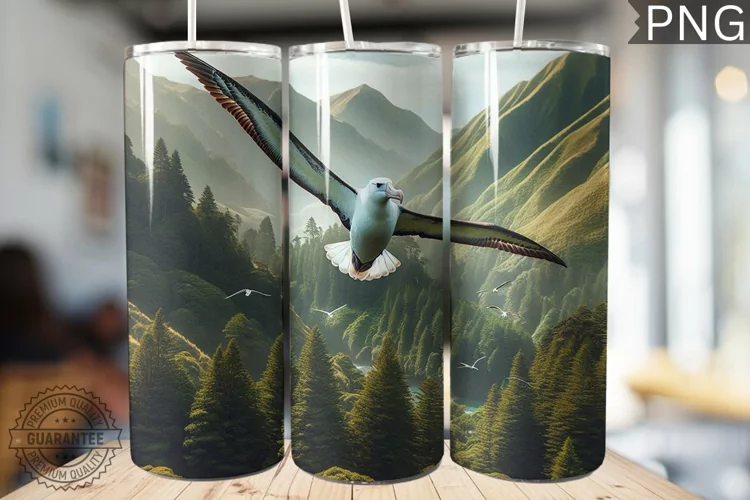 Albatross Tumbler Wrap - Albatross Tumbler Design