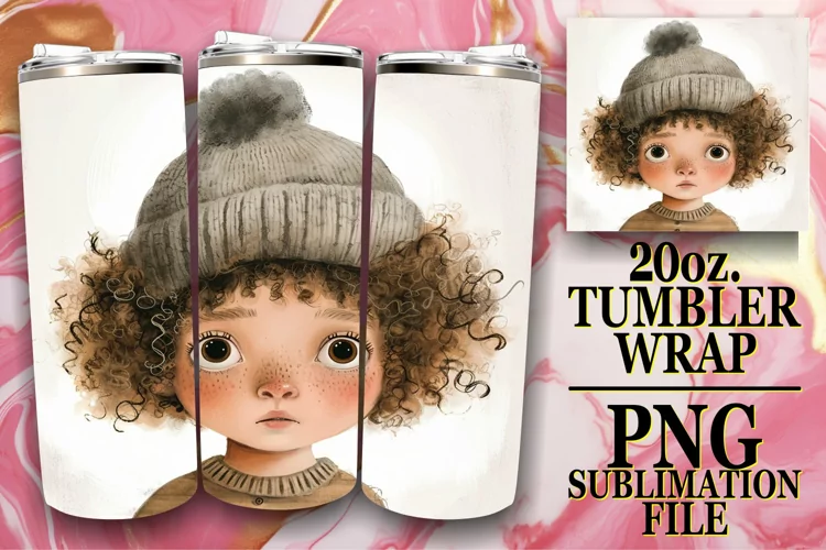 Childlike Wonder: Watercolor Tumbler Wrap