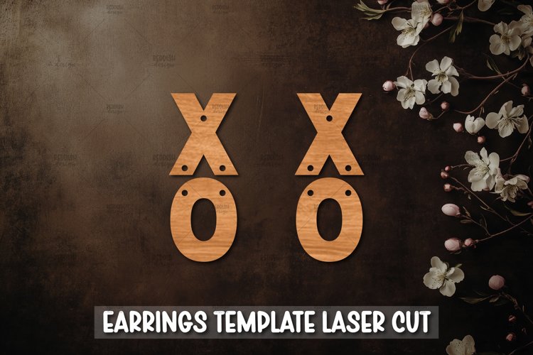 Heart Earrings Svg Image 17