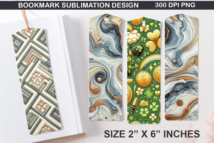 Winter Bookmarks Sublimation - 4 Bookmark Design