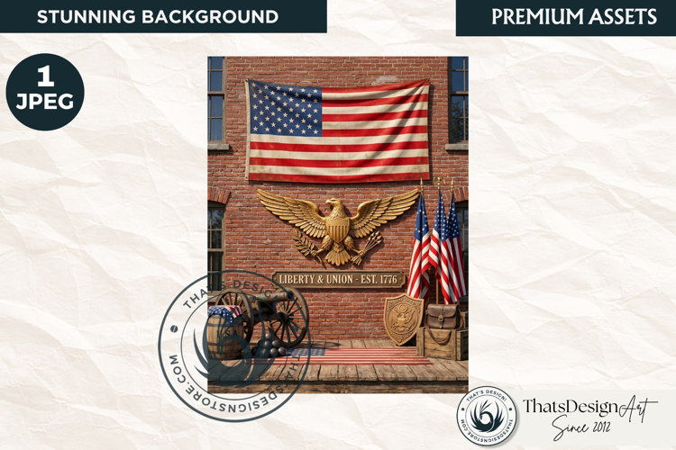 Patriotic Americana Backdrops - 4th of july backgrounds