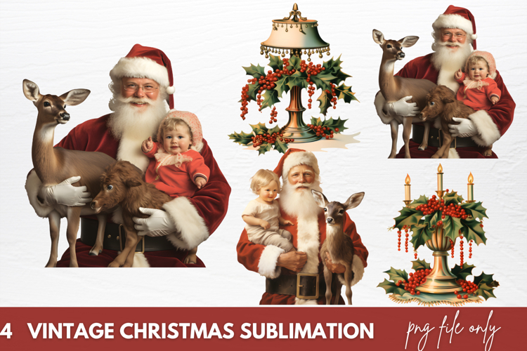 Vintage Christmas Clipart Image 11