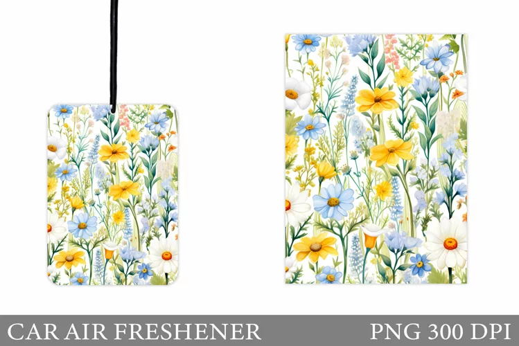 Flowers Car Air Freshener. Car Air Freshener Design