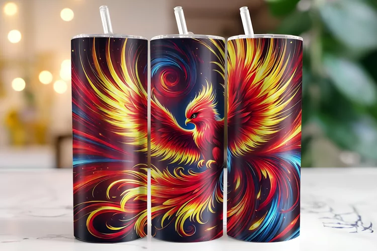 Cardinal Bird Tumbler Wrap | Sublimation | Tumblers