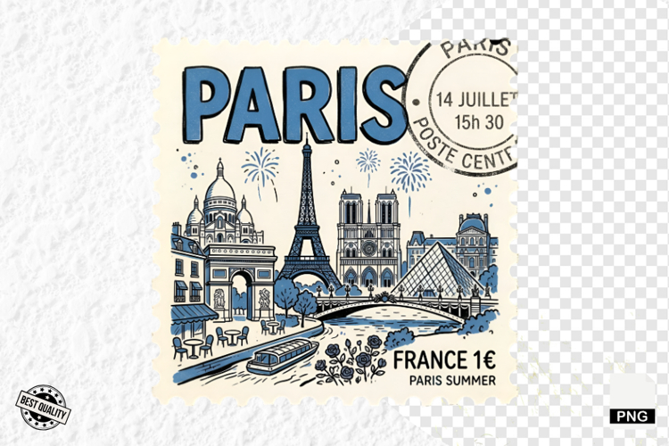 Postage Stamp Clipart Image 13